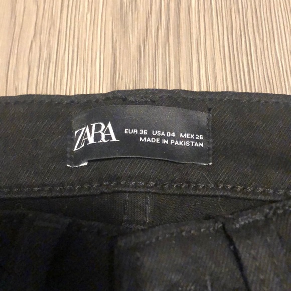 Black flared jeans Zara - Picture 2 of 7